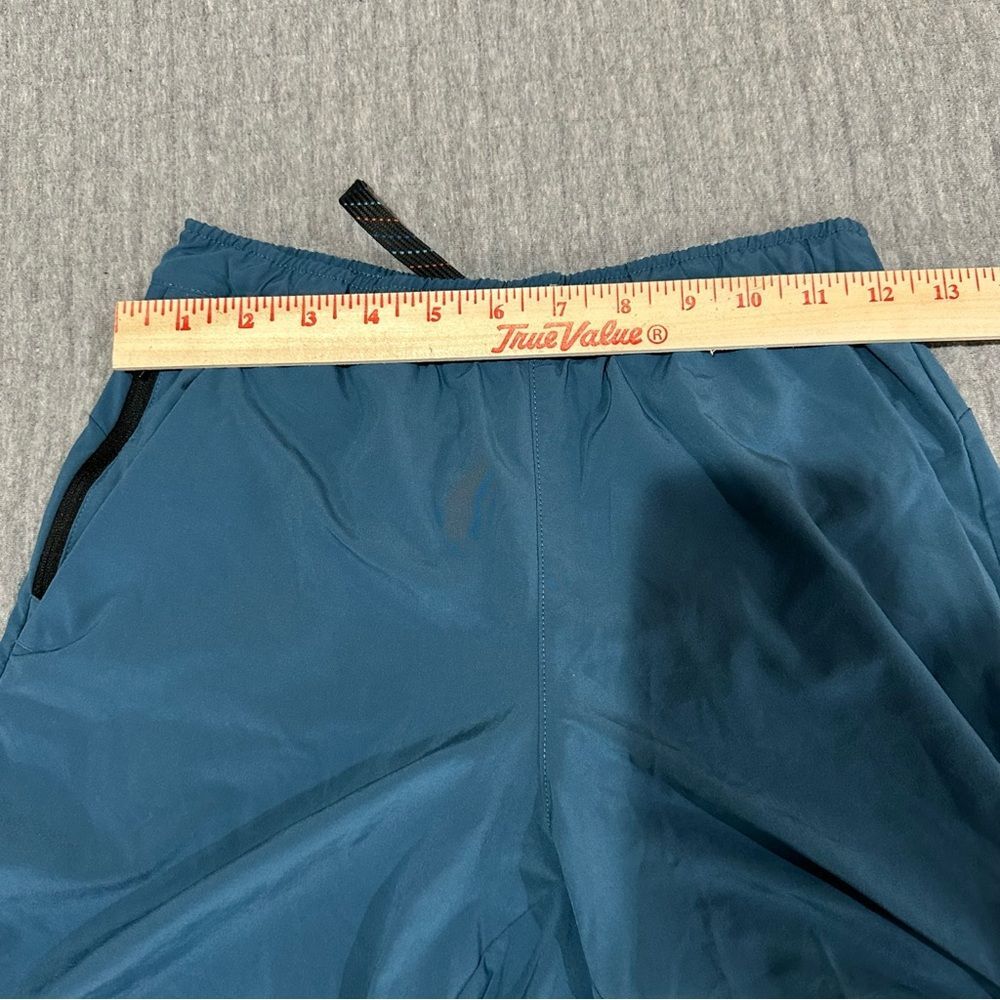 REI Boys Quick Dry Shorts in Teal Size Medium 10-12 Hiking Outdoors Camp Swim - Picture 8 of 8
